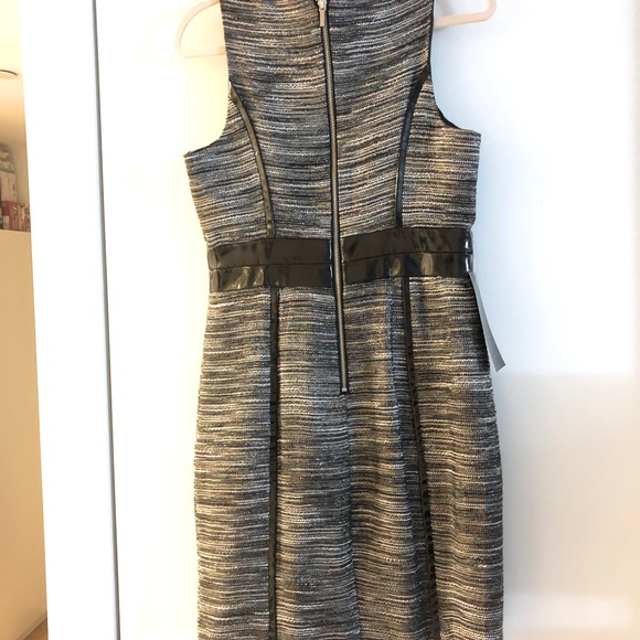 Naomi Blocked Tweed Dress - Picture 2 of 4